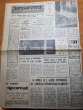 sportul popular 7 noiembrie 1967-fotbal csms iasi,lupte,sah,polo