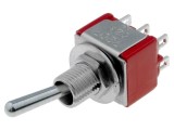 Comutator Basculant C&amp;K 3 Poziții DP3T ON-OFF-(ON) 2A 250VAC 7207SYZQE