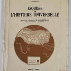 ESQUISSE DE L'HISTOIRE UNIVERSELLE par H.G. WELLS, PARIS 1925