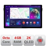 Navigatie dedicata Fiat 500 2015-2021 N-500new Edonav ecran 13&quot; 2K 8 si 128 Android Waze USB Navigatie 4G 360 Toslink Youtube Radi CarStore Technology