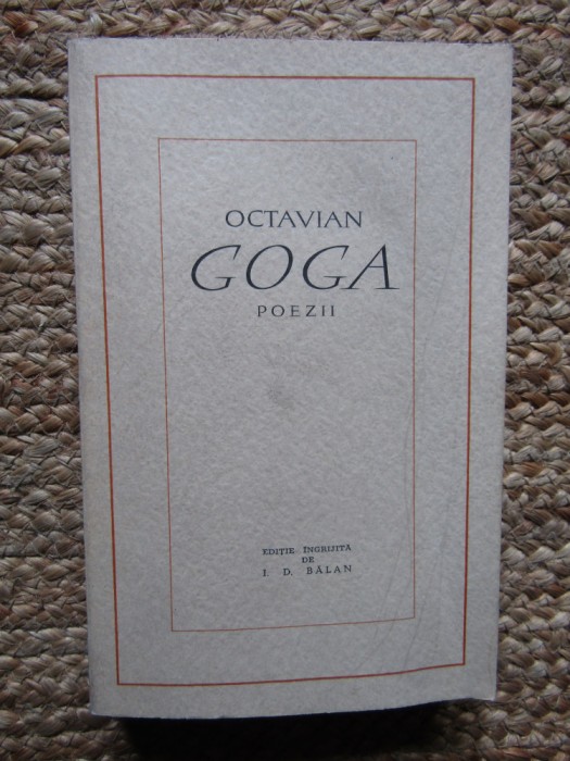 OCTAVIAN GOGA - POEZII