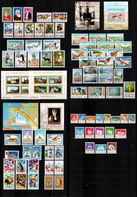 Romania 1982 AN COMPLET! LP 1049 - LP 1070, 76 timbre + 6 colite, MNH foto