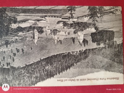 Manastirea Putna , ctitoria lui Stefan cel Mare ,Regalitate Romania ,CARTE POSTALA interesanta ,circulata foto