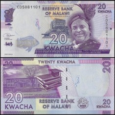 Malawi 2020 - 20 kwacha, necirculata