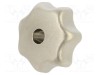 Buton reglare &Oslash;32mm filet interior M6 oțel inoxidabil ELESA GANTER