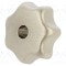 Buton reglare &Oslash;32mm filet interior M6 oțel inoxidabil ELESA GANTER
