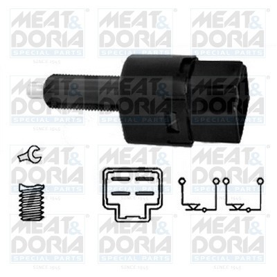 MEAT &amp;amp; DORIA 35063 Comutator lumini frana foto