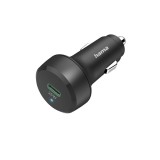 Incarcator auto Hama 201638, USB-C, Power Delivery, 25W, Negru