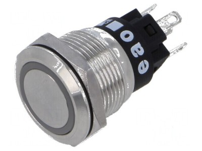 Comutator anti-vandalism SPDT 3A/240VAC 3A/240VDC 12V foto
