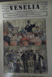 Ziarul Veselia : REVELIONUL 1913 - gravură