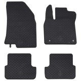 vidaXL Covor pentru mașină 4 pcs Negru potrivit pentru SANDERO TPE 42029145