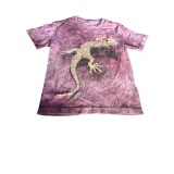 Tricou copil , culoarea grena , desen soparla , marimea 6-7 ani