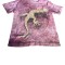 Tricou copil , culoarea grena , desen soparla , marimea 6-7 ani