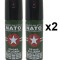 2 spray NATO paralizant de buzunar cu piper pentru autoaparare