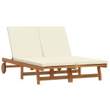 Cumpara ieftin Sezlong Maro 125 x 200 x 84 cm Lemn Solid de Acacia