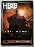 Revista de film HBO - noiembrie 2006 **Batman Begins, Charlie and the Chocolate Factory, Deadwood, etc