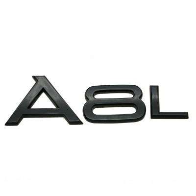 Emblema A4 pentru Audi,Negru lucios foto