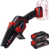 Einhell GE-PS 18/15 Li BL PXC + Twinpack CB - Drujba 15.8 cm 4.8 m/s + Set 2 acumulatori Li-Ion 18 V 2.5 Ah