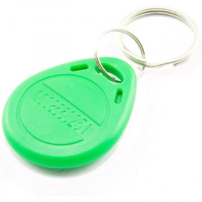 Tag de proximitate RFID cu cip 125KHz read only, Verde deschis foto