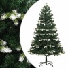 VidaXL Brad de Crăciun artificial cu balamale și zăpadă pufoasă 240 cm