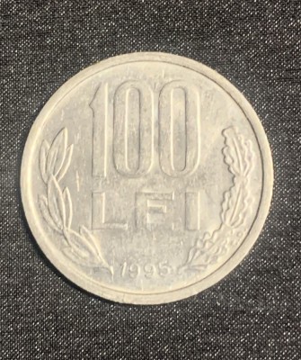Moneda 100 lei 1995 foto
