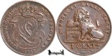 1907, 1 Centime - Leopold al II-lea - Regatul Belgiei - inscripție olandeză, Europa