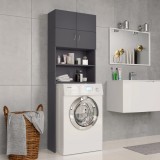 Cumpara ieftin Dulap mașina de spălat, gri, 64x25,5x190 cm, PAL