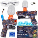 PISTOL AUTOMAT CU BILE DE GEL SET MARE DE 1000 DE BILE GRENADĂ CU VIZOR