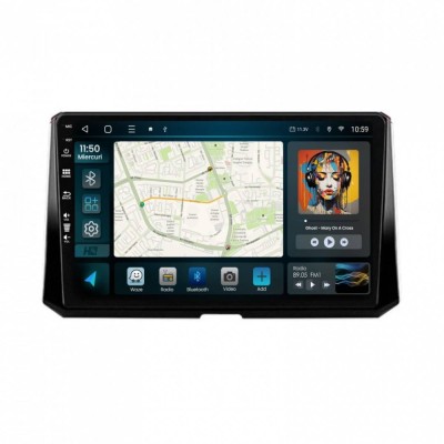 Navigatie Toyota Corolla (2019-2023) 4GB RAM Android 13 Octacore Slot Sim 4G DSP GPS Wi-FI Carplay Android Auto USB Bluetooth Waze Touchscreen 10.1 in foto