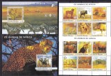 Guineea Bissau 2003 fauna MI 2438-2451 2 kleib.+2 bl. MNH