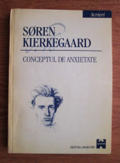 SOREN KIERKEGAARD - CONCEPTUL DE ANXIETATE foto