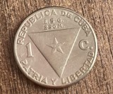 C50 - Moneda foarte veche - Cuba - 1 centavo - 1958, America Centrala si de Sud