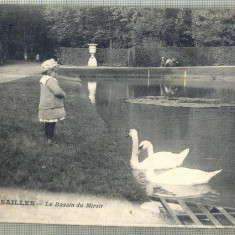 AD 88 C. P. VECHE -VERSAILLES -LE BASSIN DU MIROIR - FRANTA- 1916