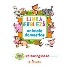 Limba engleza. Animale domestice. Colouring Book foto