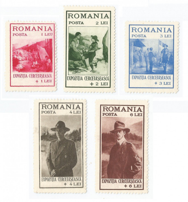Romania, LP 93/1931, Expozitia Cercetaseasca, MNH