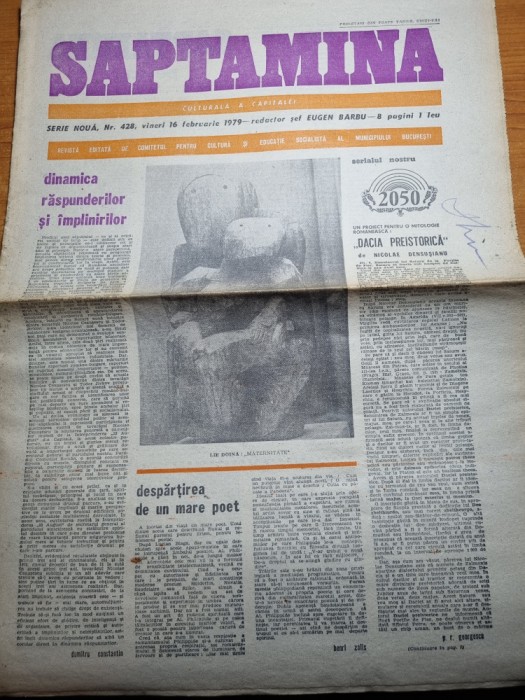 saptamana 16 februarie 1979-doru cosma