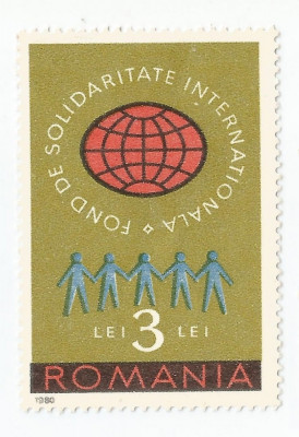 *Romania, Lot 460 cu 1 timbru fiscal de ajutor, 1980, MNH foto