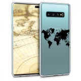 Cumpara ieftin Husa pentru Samsung Galaxy S10 Plus, Silicon, Transparent, 47458.01, Carcasa, Kwmobile