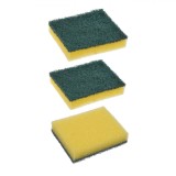 Bureți Bucătărie, Scotch-Brite, Set 3 Bucăți, Verzi, Oem