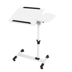 Masuta pentru laptop, ajustabila, pe roti, suport reglabil pentru mouse R foto