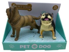 Set 2 Figurine Jucarie Catei Realistici - My Pet Dogs - Model 2