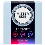 Mister Size-Pachet de Probă Prezervative 60-64-69mm 3 Bucăți
