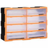 Organizator cu 8 sertare mari, 52x16x37 cm