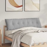 vidaXL Perna pentru spate Gri nori 160 x 19 x 50 cm țesătură 42014886