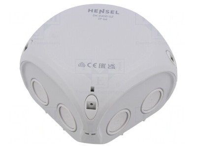 Cutie de conexiuni IP66 104x104x70mm Gri foto