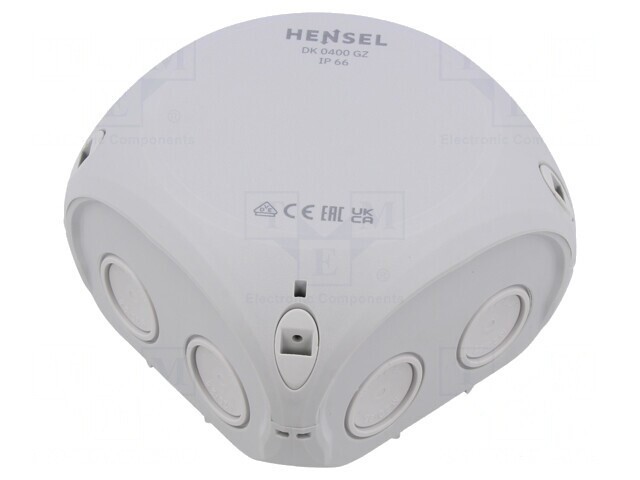 Cutie de conexiuni IP66 104x104x70mm Gri
