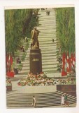 FA135 -Carte Postala- UCRAINA - Kiev. Shevchenko Boulevard. V.I. Lenin Monument, necirculata 1965