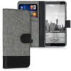 Husa pentru Nokia 1 Plus, Textil, Gri, 48021.01, Kwmobile