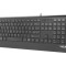 Tastatură NATEC USB A neagră cu cablu 1,8m ES layout slim