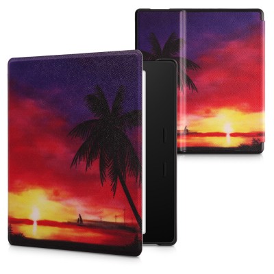 Husa pentru Amazon Kindle Oasis 10, Kwmobile, Multicolor, Piele ecologica, 49417.17 foto